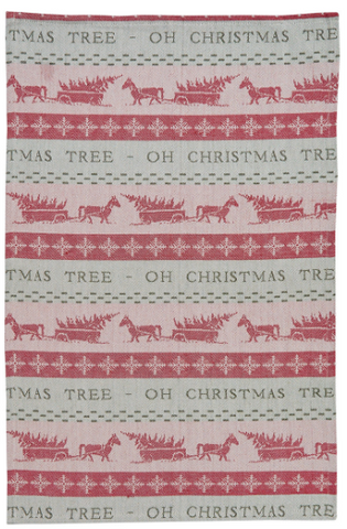 Oh Christmas Tree Jacquard Distowel