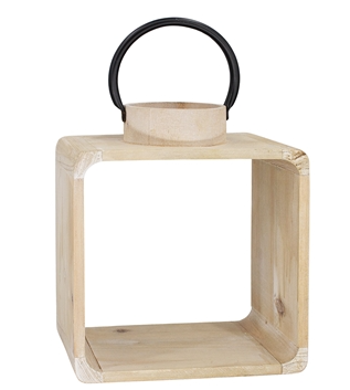 Little Square Wood Lantern
