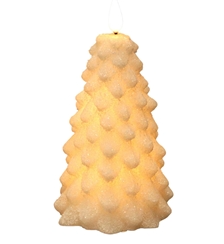 Small White LED Christmas Tree Candle