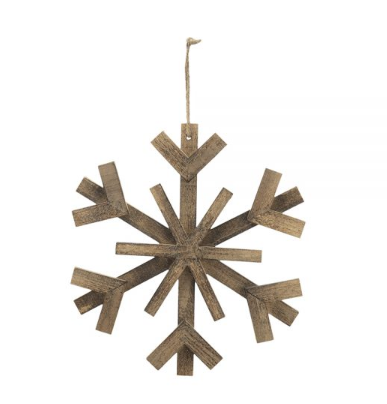 Wooden Snowflake Stained