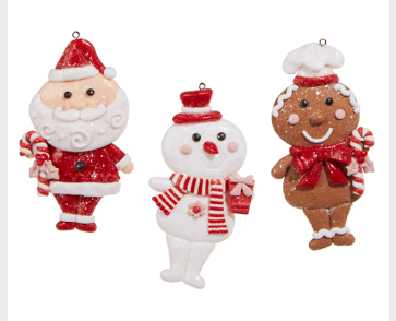 Santa Claus and Christmas Friends Ornament