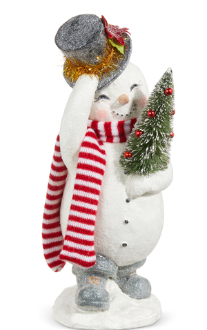 Tipping Hat Snowman