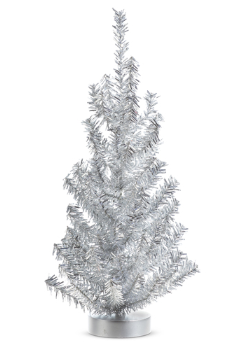 Silver Tinsel Tree