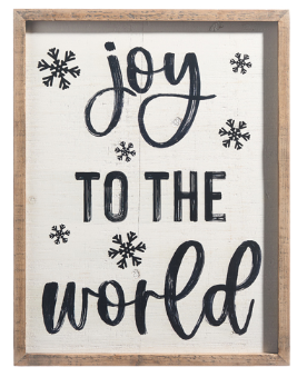 Joy To The World Framed Wall Art