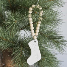 Bead Stocking Ornament