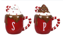 Cocoa and Cookie Salt and Pepper Shakers