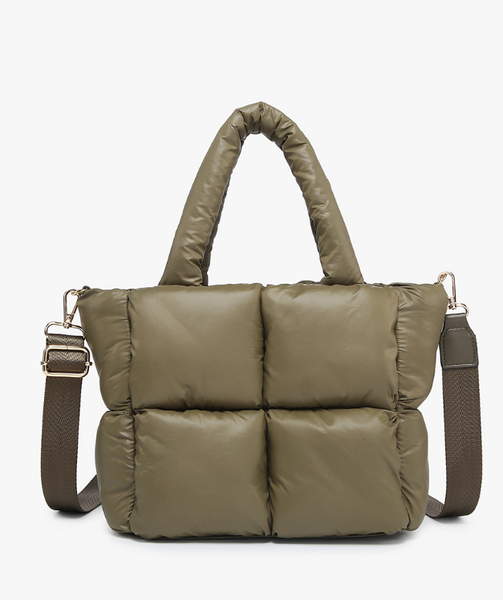 Brittany Puffer Tote/Satchel