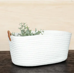 Large Ivory Basket