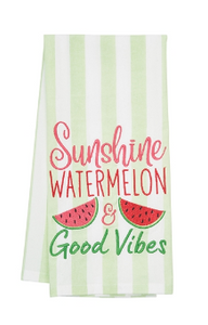 Watermelon & Good Vibes Towel
