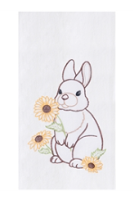 Sunflower Bunny Towel