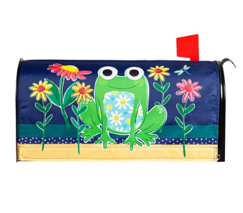 Welcome Friends Frog Mailbox Cover