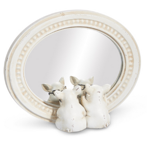 Pigs with Glasses Mirrored Déco