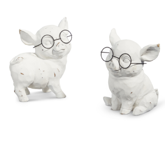 Pig with Glasses - 2 Styles