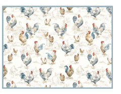 Countryside Rooster Drying Mat