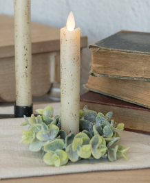 EUCALYPTUS TAPER CANDLE RING