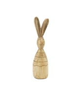 WOOD BUNNY FIGURINE (2 sizes)