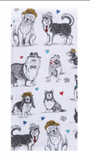 Pet Lovers Dual Purpose Towel /Dogs