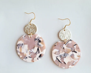 Zoey Earrings - Sandstone