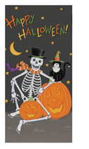 Halloween Skeleton Dual Purpose Terry Towel