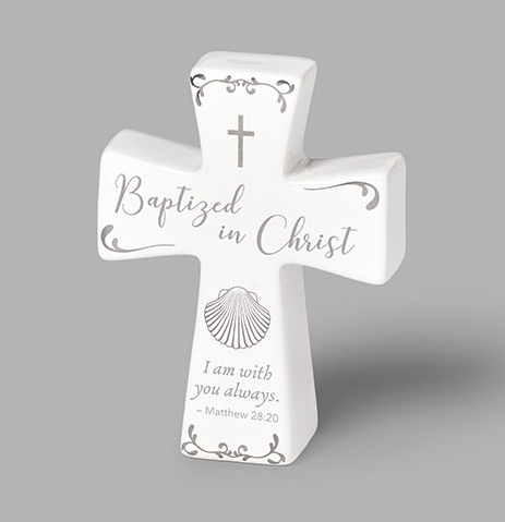 Baptism Cross (Ceramic)