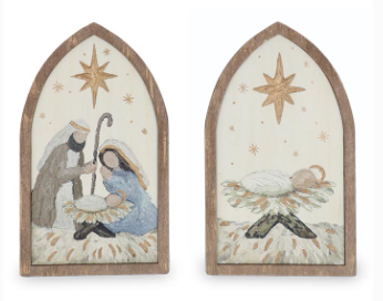 ARCHED HOLY FAMILY SITTER