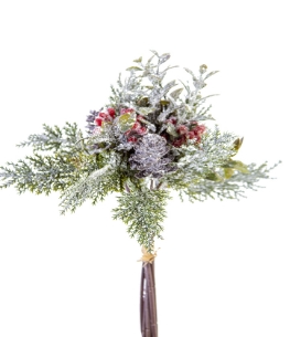 FROSTED PINE MIX BNDLE GRN/RED