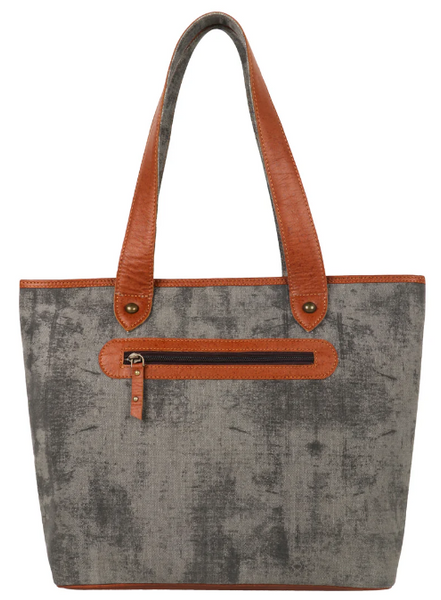 Tote Bag Blk/Gray Stripe