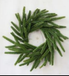 WINTER PINE CANDLE RING - real touch