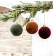 VELVET BALL ORNAMENT