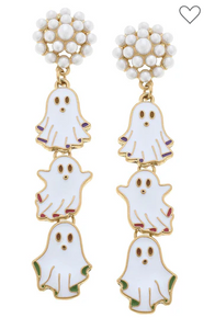 Halloween Enamel Triple Ghost