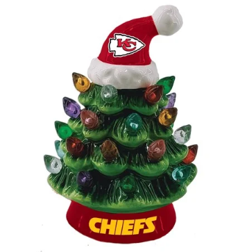 KC Chiefs Mini LED Tabletop Tree