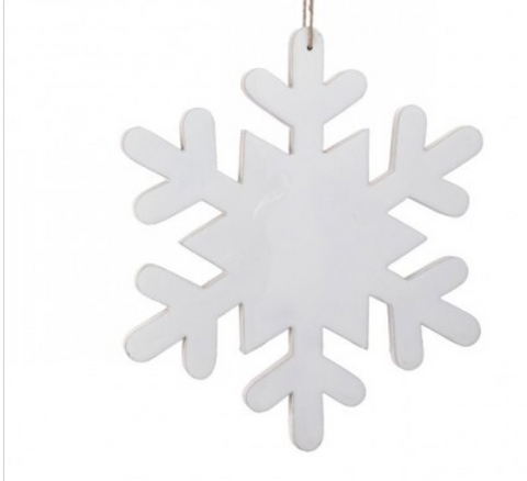 ENAMEL SNOWFLAKE