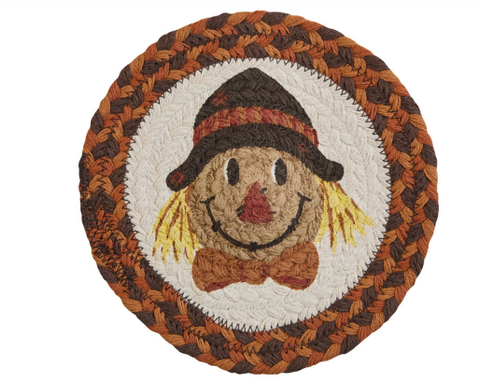 SCARECROW Round Trivet