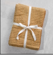 BEIGE WAFFLE HAND TOWELS