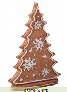 RESIN GINGERBREAD TREE W/SNOWFL