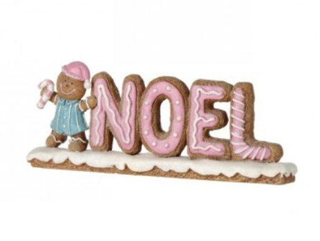 RESIN "NOEL" CANDY TABLE PIECE