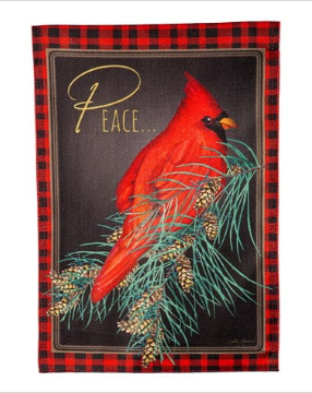 Cardinal Peace Burlap GF