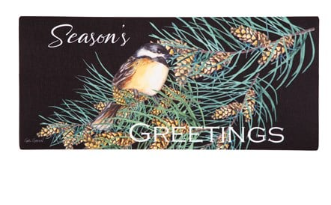 Season's Greeting Bird MiniMat