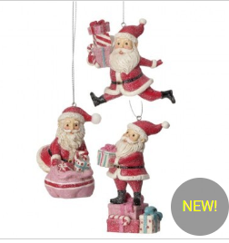 RESIN SANTA /GIFTS ORNAMENT