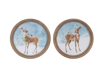 Round Deer Frame