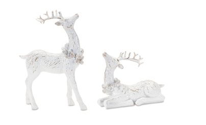 Winter White Deer