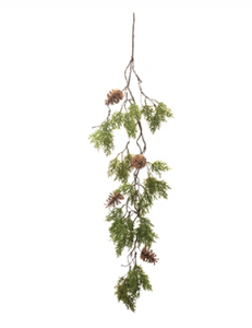 Cedar & Pinecone Garland - Plastic