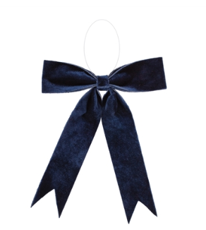 Midnight Bow Ornament