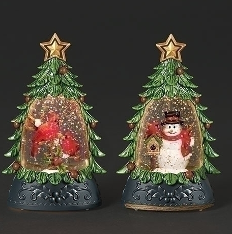 LIGHTED TREE MINI LANTERN