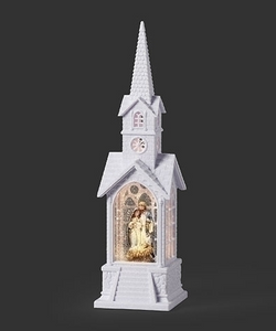 HOLY FAMILY WHITE CHURCH LANTERN