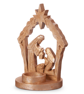 Holy Family Candle Holder