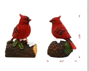 Poly Christmas Cardinal