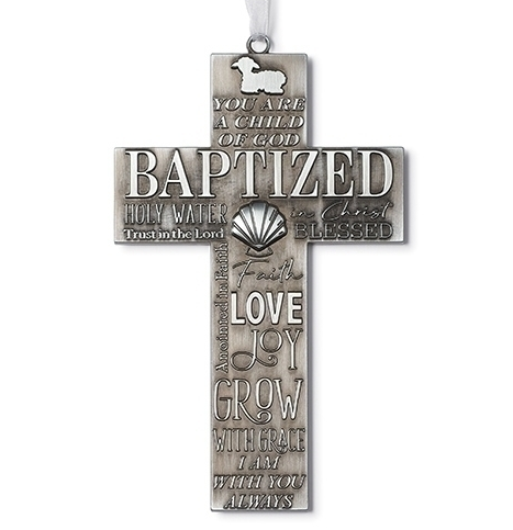 Baptism Word Wall Cross