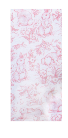 GB Pink Bunny Toile Terry