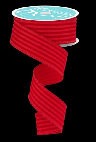 Glittered Velvet Vertical Lines